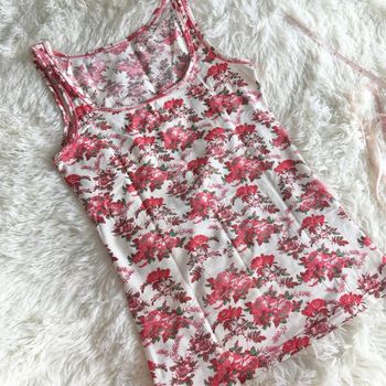 Debardeur fleuri, haut été