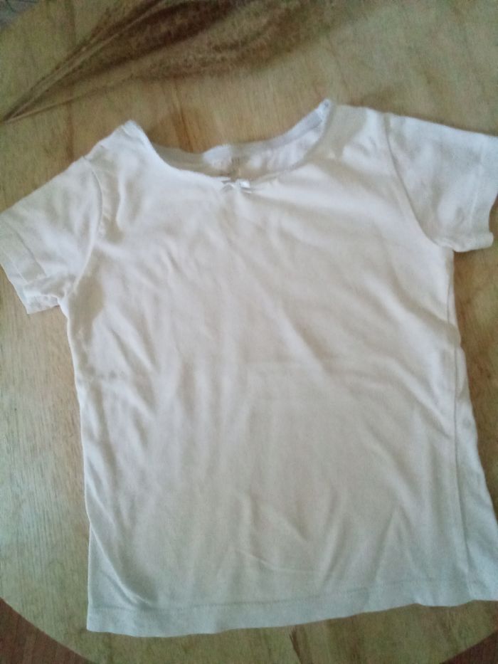 Lot 2 chemises de corps manches courtes Tex taille 2/3 ans - photo numéro 4