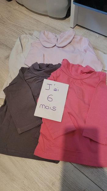 Lot Tee-shirt col roulé