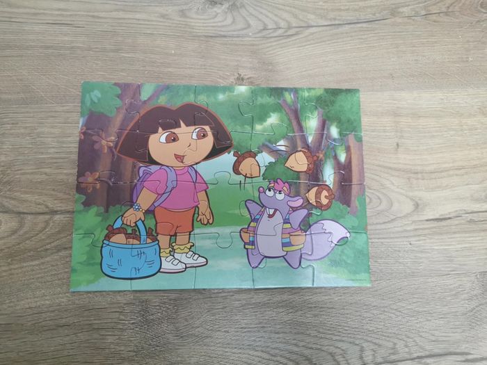 2 puzzles dora 20 pièces - photo numéro 2