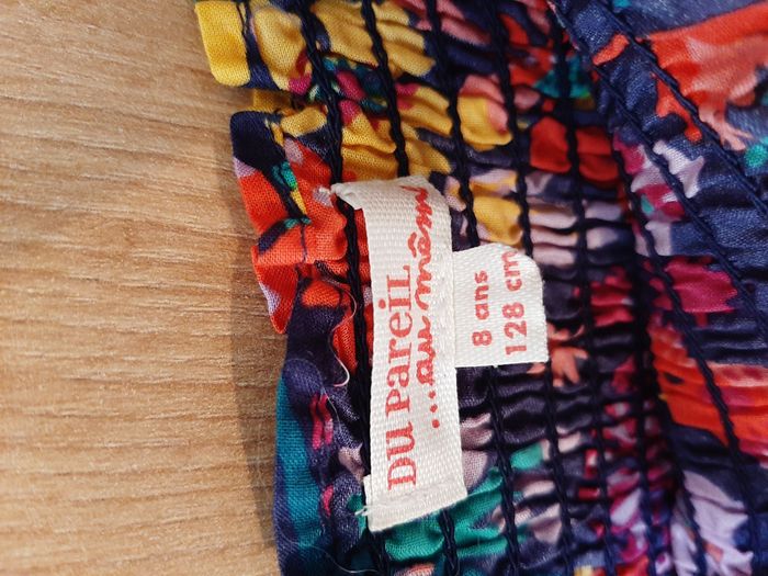 Robe Multicolore Fleurs 8ans - photo numéro 5