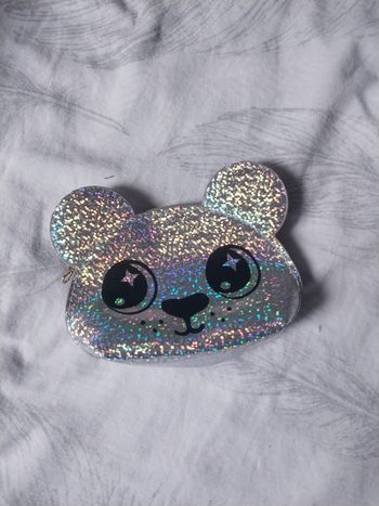 Porte-monnaie ourson holographique