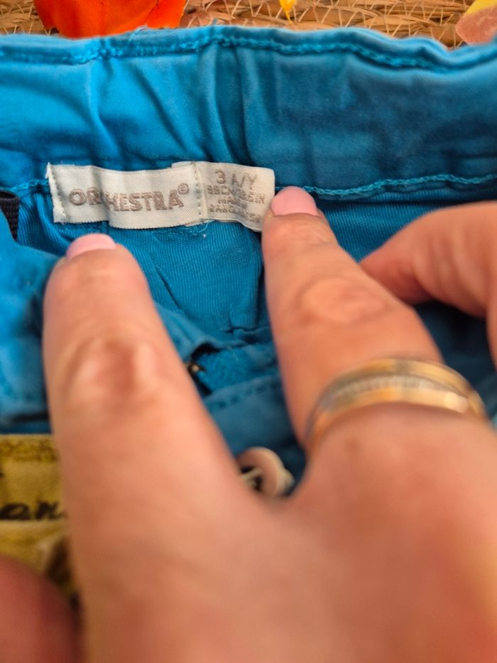Lot de 3 pantalons colorés garçon 3 ans - photo numéro 4