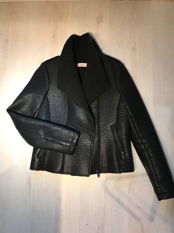 Perfecto col montant style mouton retourné