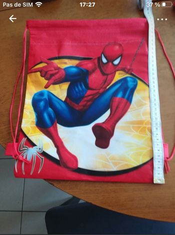 Sac à cordons Spiderman