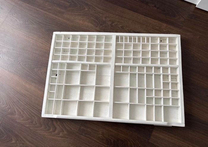 Ancien tiroir casier d’imprimerie - typographie - bon état