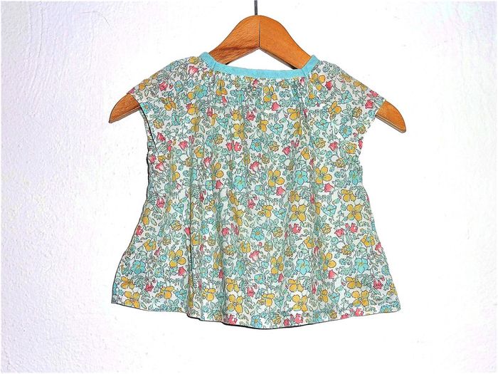 Blouse bonton liberty 3 mois