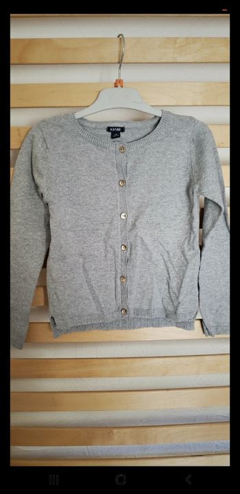 Gilet long fille 5 ans