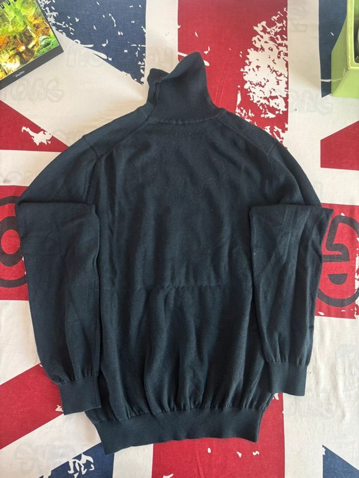 Col roulé léger Lacoste taille xs bleu marine vintage - photo numéro 8
