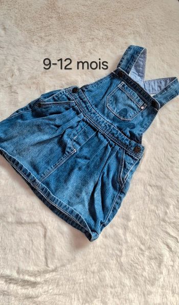 Robe en jean Grain de blé taille 9-12 mois
