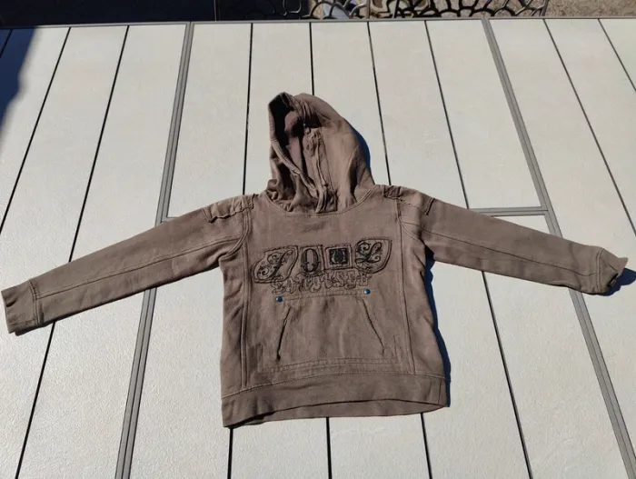 Sweat kaki fille 5-6 ans