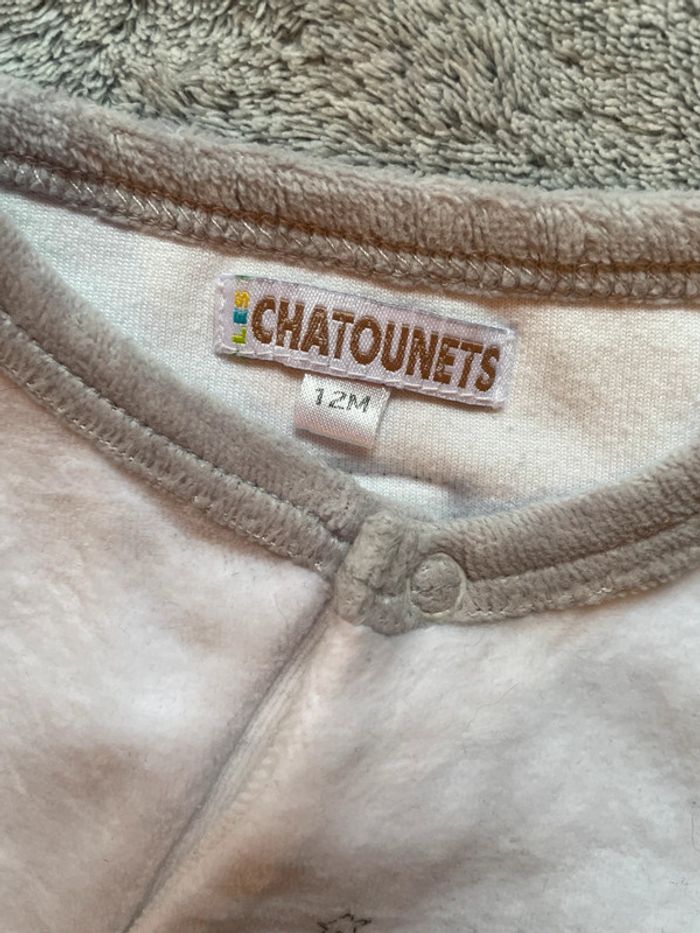 Pyjama mixte, 12 mois - photo numéro 3