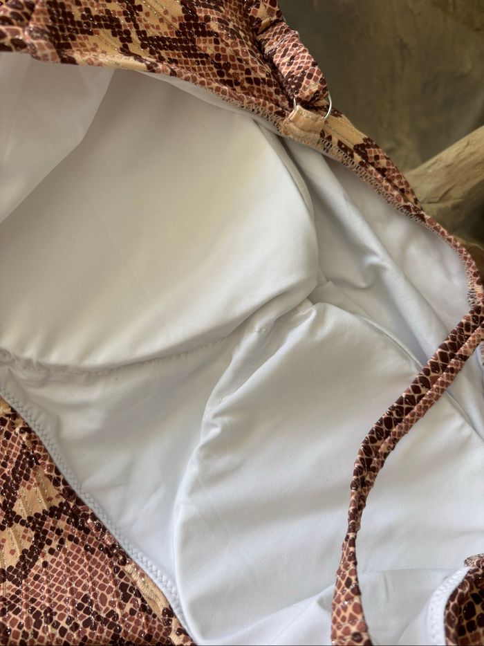 Maillot de bain Livia 1 pièce python - photo numéro 3