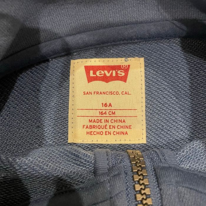 Sweat zippé Levi's bleu 16 ans - neuf avec étiquette - photo numéro 8