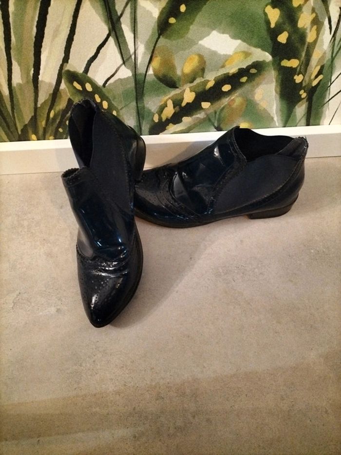 Bottines vernies