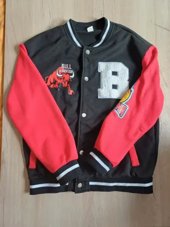 Veste bouton nba bulls warrior