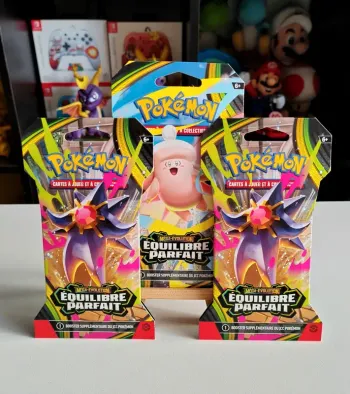 Lot de 3 Boosters - Méga-Evolution, Equilibre Parfait POR