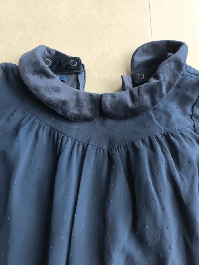 Robe marine effet 2 en 1 - photo numéro 4