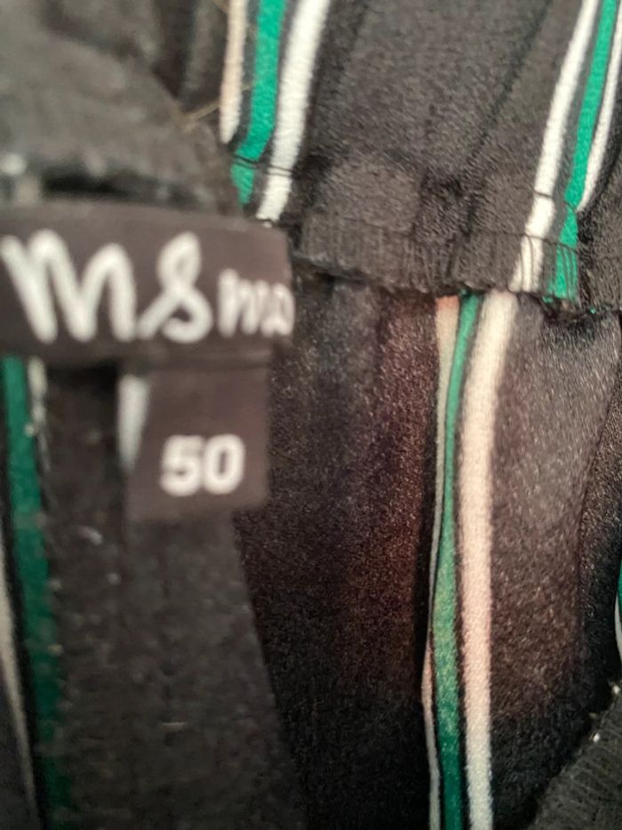Pantalon rayé vert - photo numéro 3