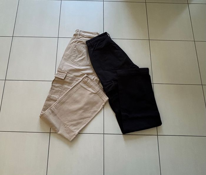 Lots pantalons cargo. - photo numéro 1