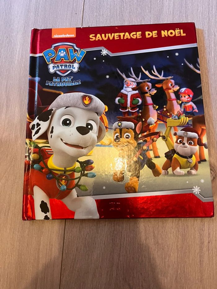 Livre Pat Patrouille Noël