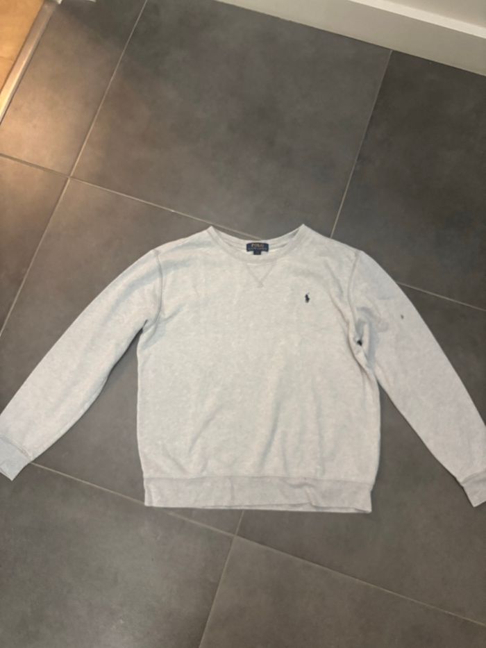 Pull Ralph Lauren gris - photo numéro 5