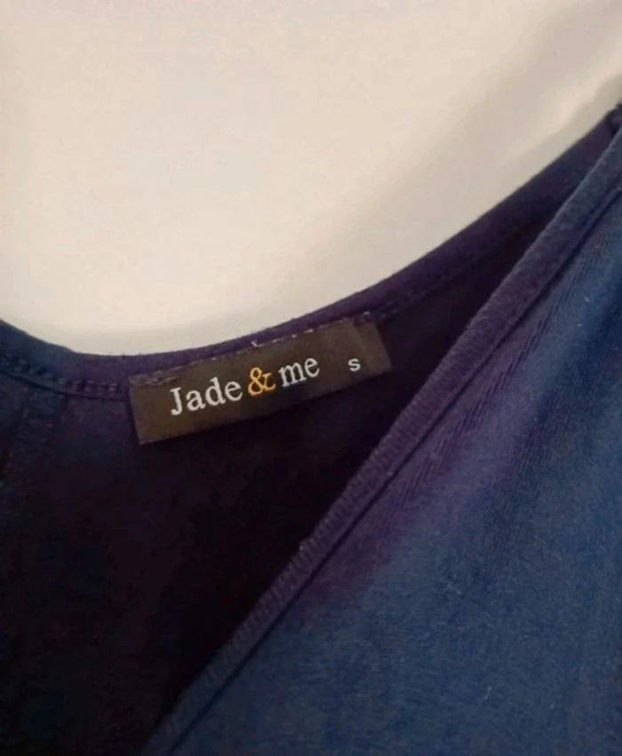 Débardeur bleu S Jade&Me - photo numéro 3