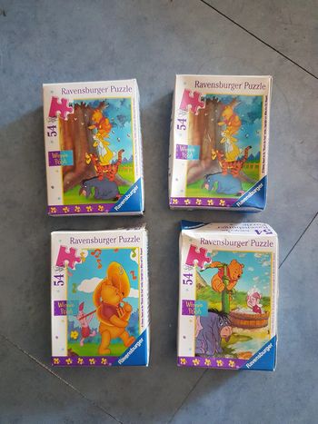 4 puzzles Winnie l'ourson