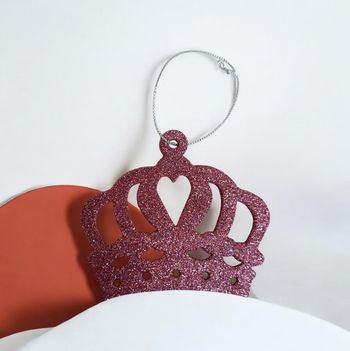 Décoration Couronne pailletée