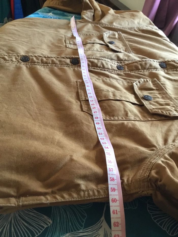 Veste chaude intérieur sherpa pour homme Lee camel taille M 051 - photo numéro 7