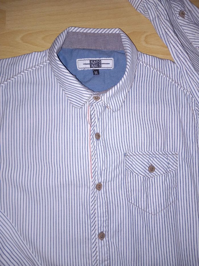 Chemise à rayures Kaporal Taille M TBE - photo numéro 2