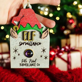 Boule de Noël Elf Surveillance