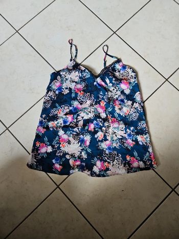 Débardeur fleuri promod taille s