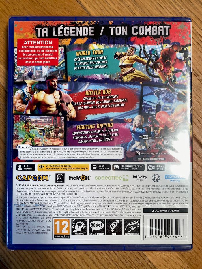 Street fighter 6 - PS5 - jeu neuf sous blister - photo numéro 5