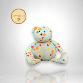 Peluche Ours bleu étoiles Vertbaudet A671
