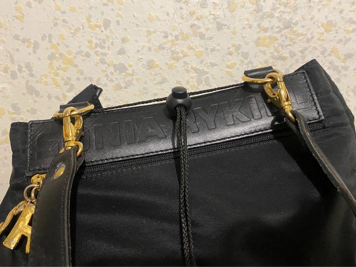 Sac vintage Sonia rykiel nylon et cuir - photo numéro 3
