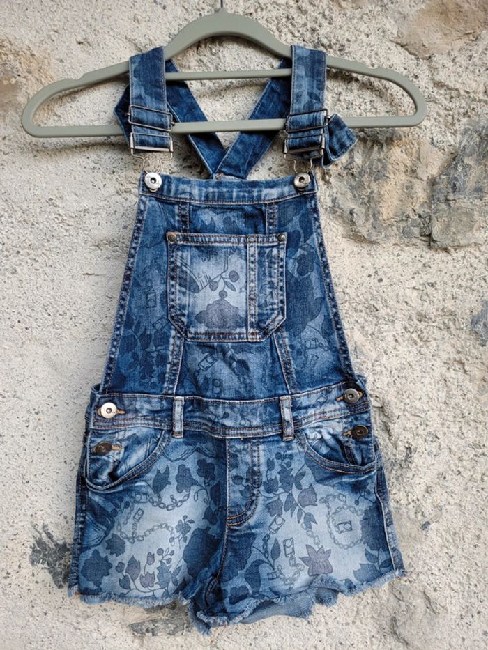 Superbe salopette short en jeans Kookaï, 10 ans