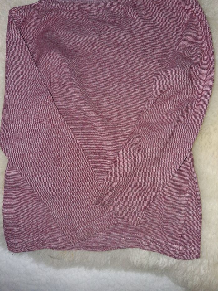 T-shirt garçon bordeaux 3 ans - photo numéro 5