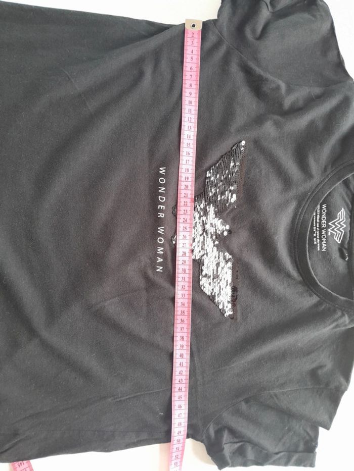 Tee shirt large à sequins Wonder woman - photo numéro 6