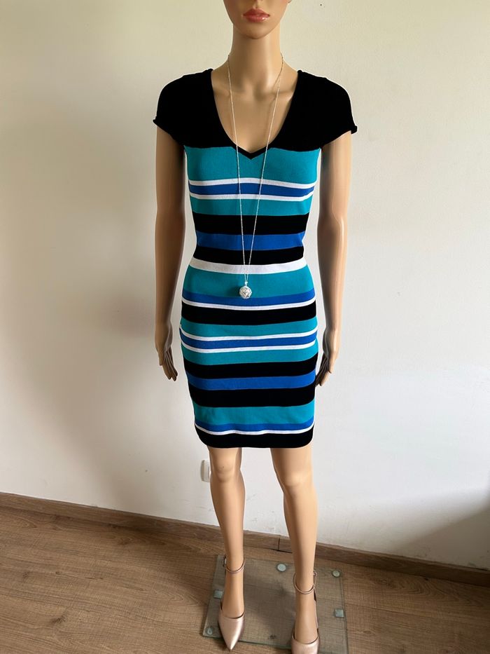Robe rayée à manches courtes Morgan taille S comme neuve - photo numéro 3