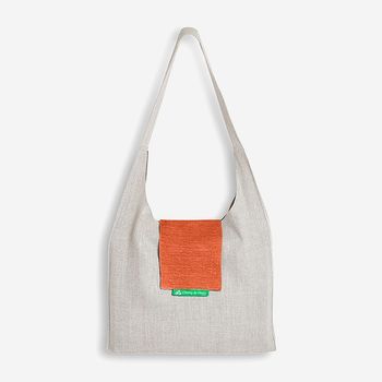 Bioloka Sac de transport Naturel / Orange NEUF