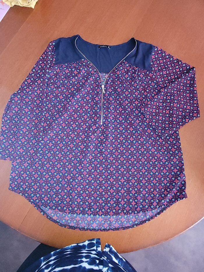 Blouse Bréal manches 3/4 T.46