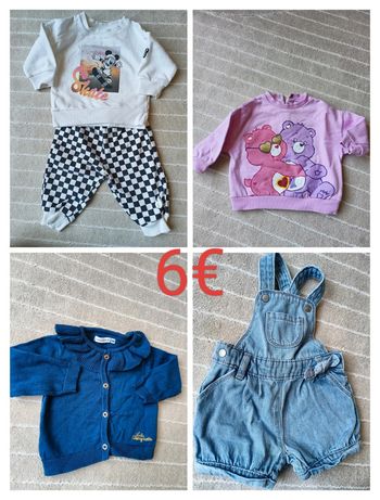 Lot vêtements bébé fille 6 mois