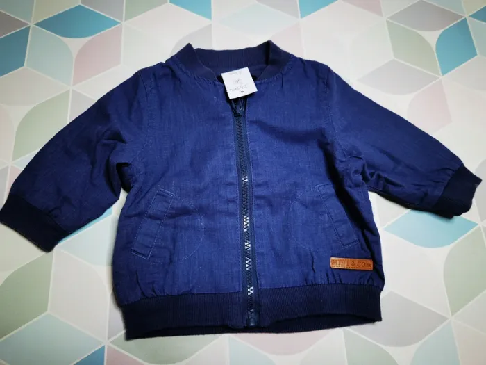 D4584 - veste zippée garçon 3 mois - photo numéro 3