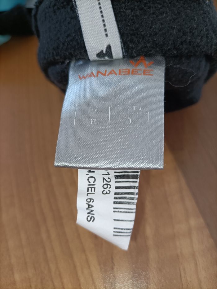 Gants ski bleu ciel gris wanabee 6 ans - photo numéro 5