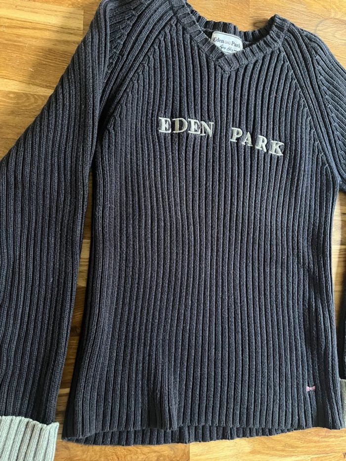 Pull col V eden Park - photo numéro 2