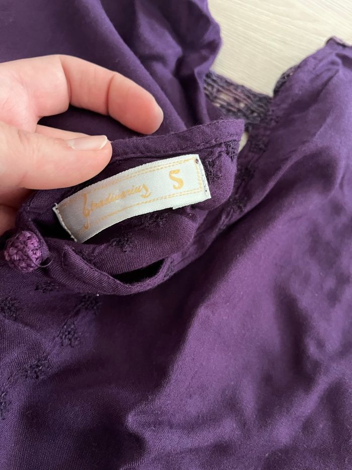 Haut violet femme - photo numéro 2