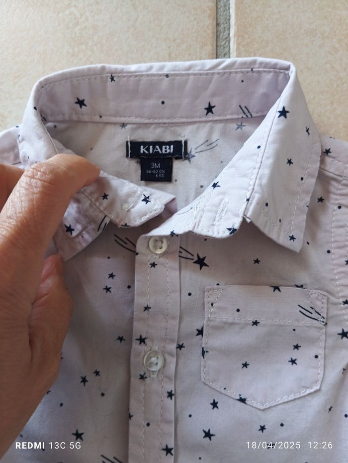 Chemise légère taille 3 mois - photo numéro 2
