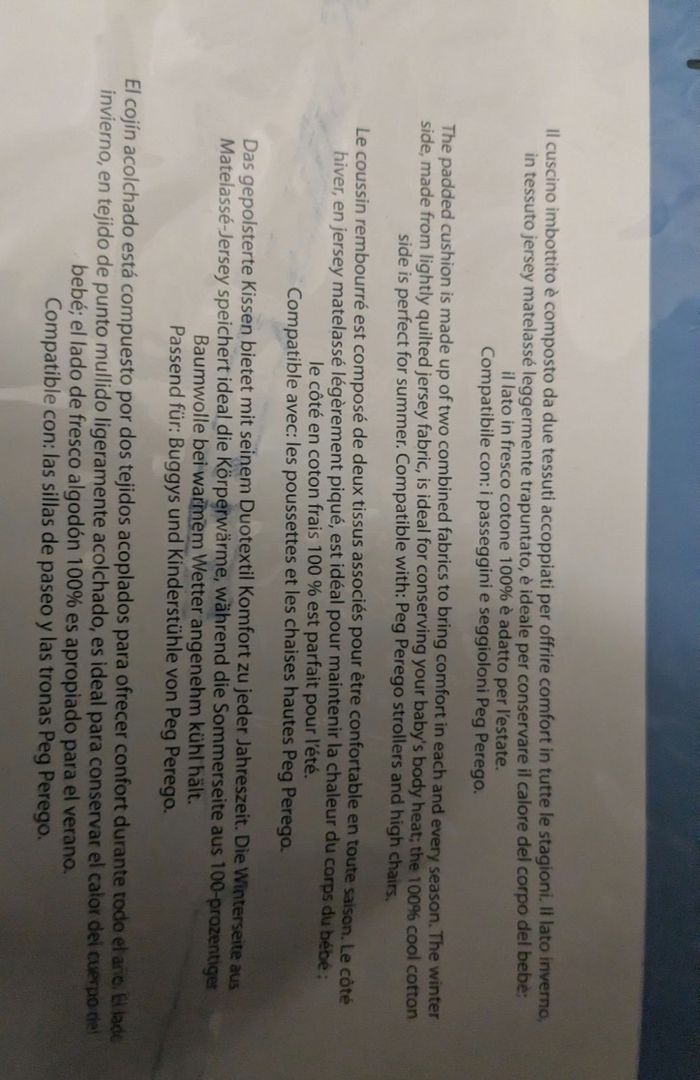 Coussin baby cushion peg perego - photo numéro 4