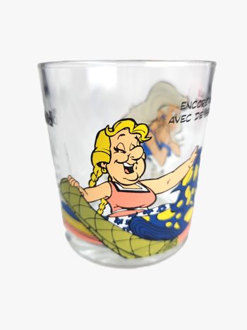 Verre Astérix Falbala Bonnemine - Nutella 1999 - Collector